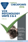 Image for Cambridge Checkpoints VCE Psychology Units 3 and 4 2016 and Quiz Me More