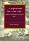 Image for A Comparison of Poetry and Music