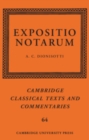 Image for Expositio notarum
