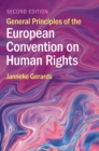 Image for General Principles of the European Convention on Human Rights