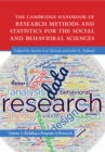 Image for The Cambridge Handbook of Research Methods and Statistics for the Social and Behavioral Sciences