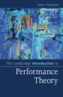 Image for Cambridge Introduction to Performance Theory
