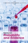Image for Probability and evidence