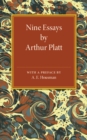 Image for Nine Essays by Arthur Platt