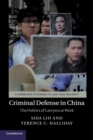 Image for Criminal defense in China  : the politics of lawyers at work