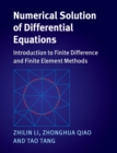 Image for Numerical solution of differential equations  : introduction to finite difference and finite element methods