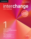 Image for Interchange Level 1 Full Contact with Online Self-Study and Online Workbook