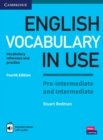 Image for English vocabulary in use: Pre-intermediate and intermediate book with answers
