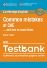 Image for Common mistakes at CAE ... and how to avoid them