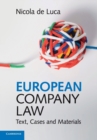 Image for European company law  : text, cases and materials