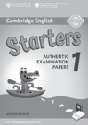 Image for Cambridge English Starters 1 for Revised Exam from 2018 Answer Booklet