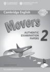 Image for Cambridge English young learners 2  : authentic examination papers for revised exam from 2018: Movers answer booklet