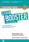 Image for Cambridge English Exam Booster for Key and Key for Schools with Answer Key with Audio : Photocopiable Exam Resources for Teachers