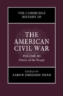 Image for The Cambridge History of the American Civil War: Volume 3, Affairs of the People : Volume 3,