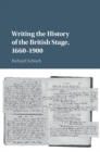 Image for Writing the history of the British stage: 1660-1900