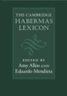 Image for The Cambridge habermas lexicon