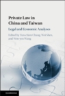 Image for Private law in China and Taiwan: legal and economic analyses