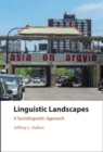 Image for Linguistic Landscapes: A Sociolinguistic Approach