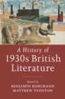 Image for History of 1930s British Literature