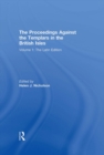 Image for The proceedings against the Templars in the British Isles.: (The Latin edition) : Volume 1,