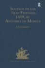 Image for Sucesos de las Islas Filipinas, 1609, by Antonio de Morga
