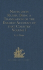 Image for Notes upon Russia