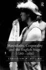 Image for Masculinity, corporality and the English stage, 1580-1635