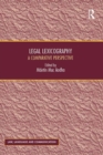 Image for Legal lexicography: a comparative perspective