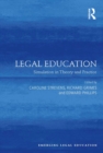 Image for Legal education: simulation in theory and practice