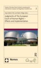 Image for Judgments of the European Court of Human Rights: Effects and Implementation