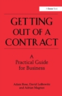 Image for Getting out of a contract: a practical guide for business