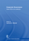 Image for Corporate Governance: Values, Ethics and Leadership
