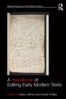 Image for A handbook of editing early modern texts