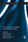 Image for The history and tradition of accounting in Italy