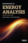 Image for Introduction to energy analysis.