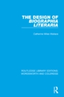 Image for The Design of Biographia Literaria