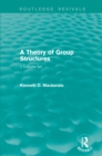 Image for A Theory of Group Structures