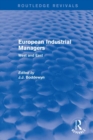 Image for European industrial managers: West and East