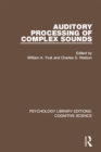 Image for Auditory processing of complex sounds