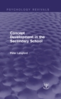 Image for Concept development in the secondary school