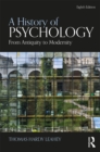 Image for A history of psychology: from antiquity to modernity
