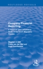 Image for Company financial reporting: a historical and comparative study of the Dutch regulatory process