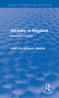 Image for Industry in england: historical outlines