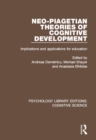 Image for Neo-piagetian theories of cognitive development: implications and applications for education