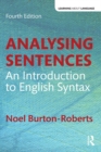 Image for Analysing sentences: an introduction to English syntax