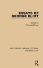 Image for Essays of George Eliot