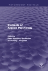 Image for Elements of applied psychology