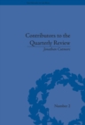 Image for Contributors to the Quarterly Review: a history, 1809-25 : no. 2