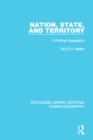 Image for Nation, state and territory: a political geography