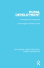 Image for Rural development: a geographical perspective